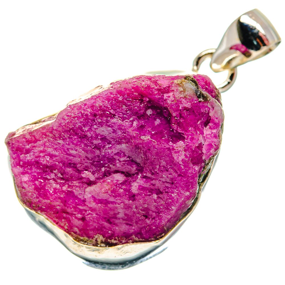 Ruby Zoisite Pendants handcrafted by Ana Silver Co - PD21133