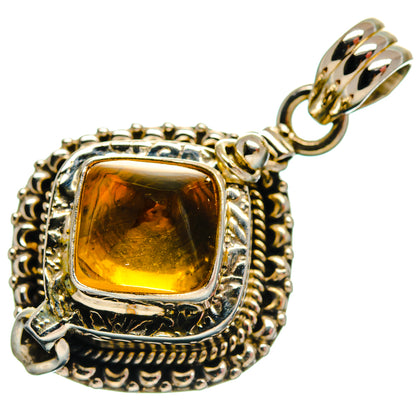 Citrine Pendants handcrafted by Ana Silver Co - PD21147