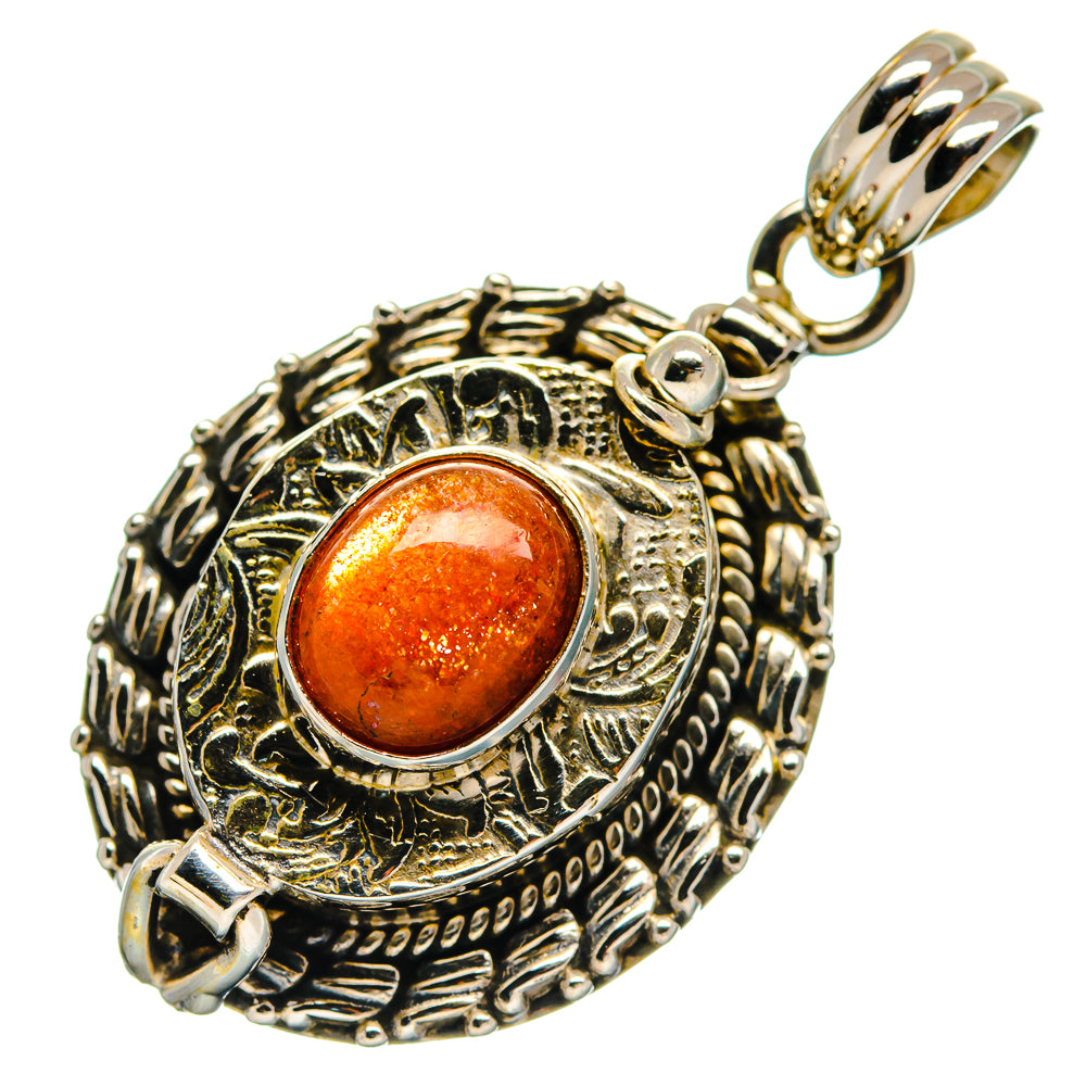 Sunstone Pendants handcrafted by Ana Silver Co - PD21154