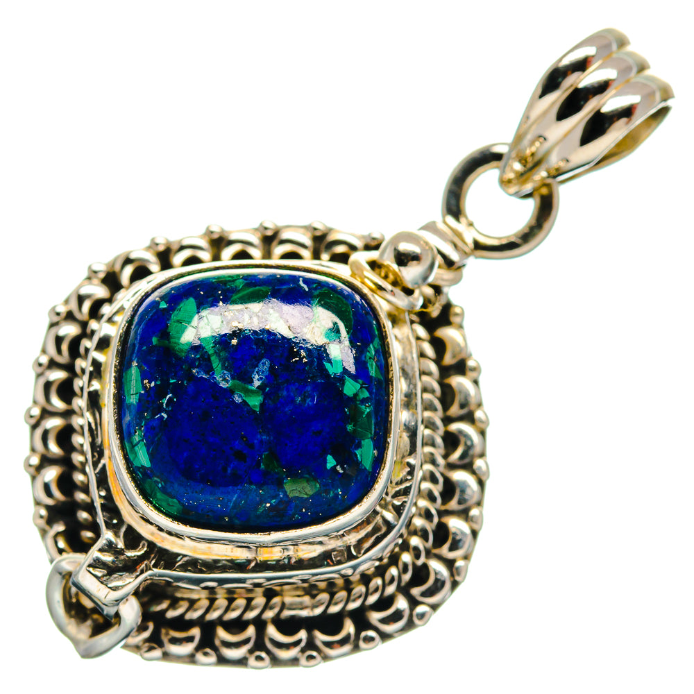 Azurite Pendants handcrafted by Ana Silver Co - PD21156