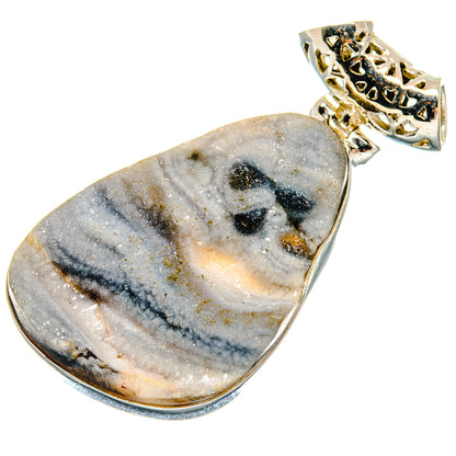 Desert Druzy Pendants handcrafted by Ana Silver Co - PD21204