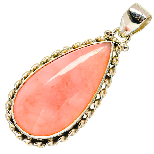 Pink Opal Pendants handcrafted by Ana Silver Co - PD21221