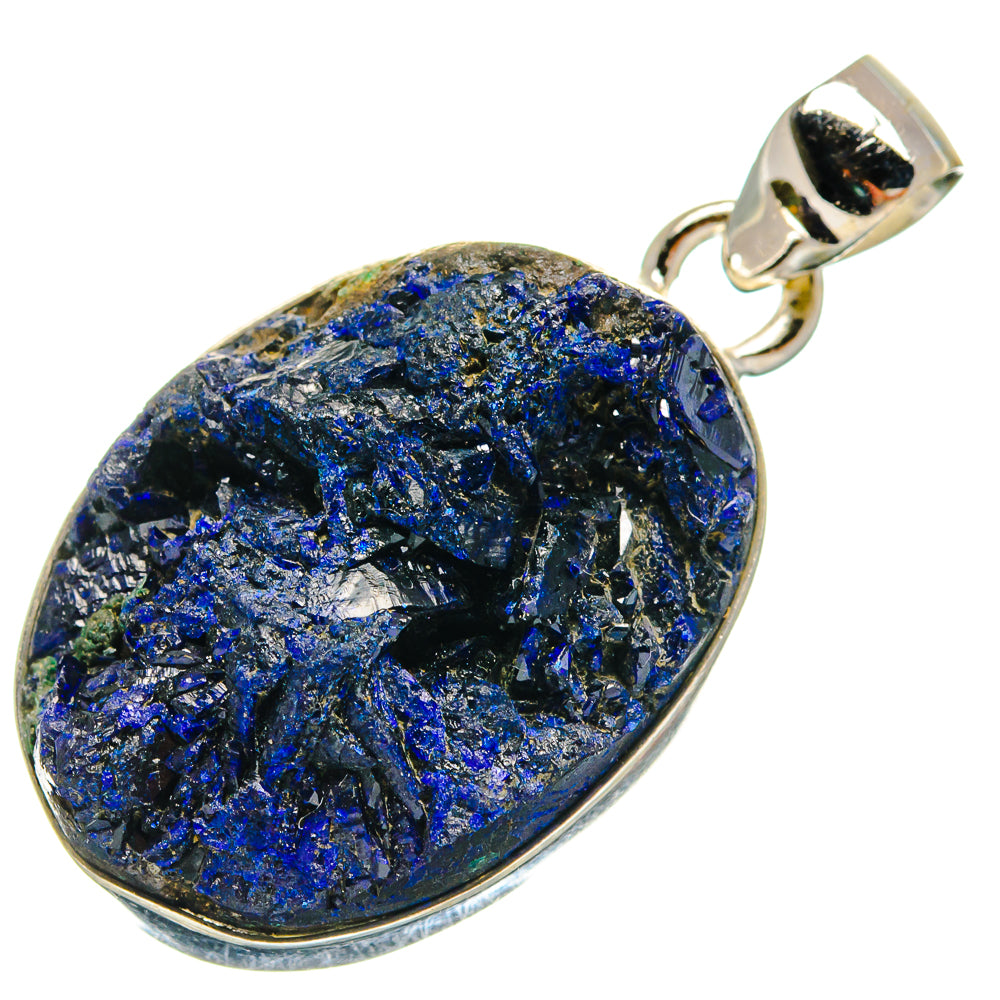 Azurite Pendants handcrafted by Ana Silver Co - PD21223