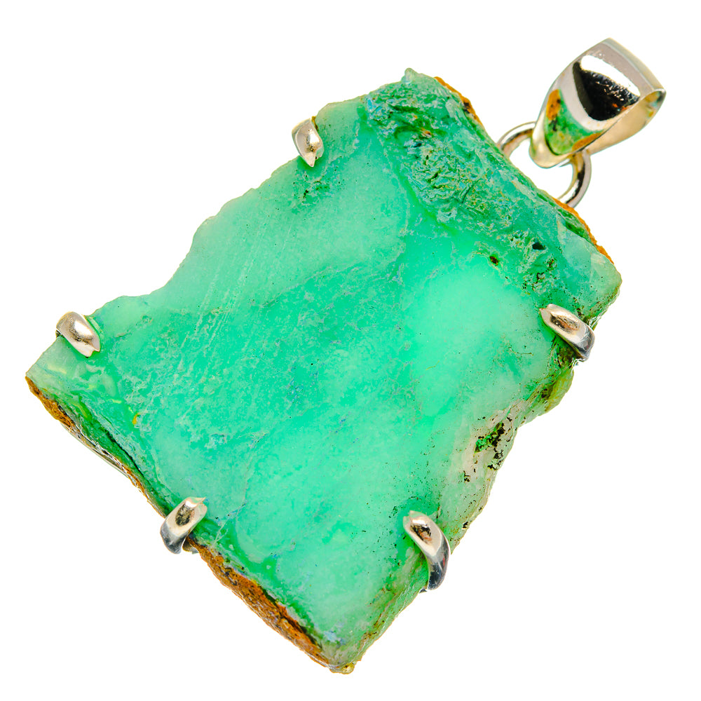 Chrysoprase Pendants handcrafted by Ana Silver Co - PD21244