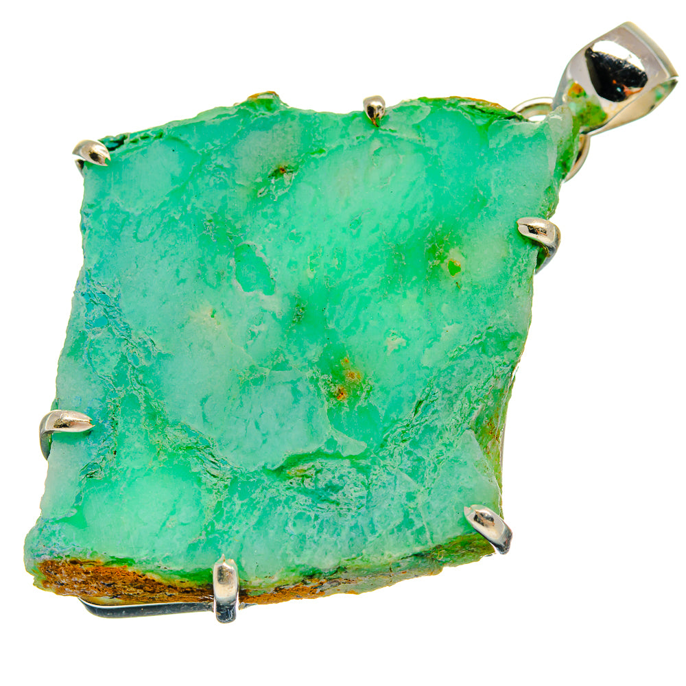 Chrysoprase Pendants handcrafted by Ana Silver Co - PD21245
