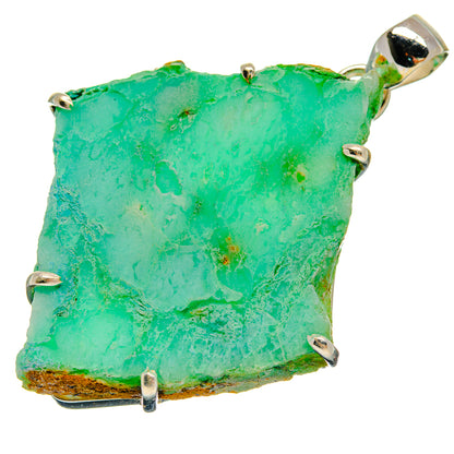 Chrysoprase Pendants handcrafted by Ana Silver Co - PD21245