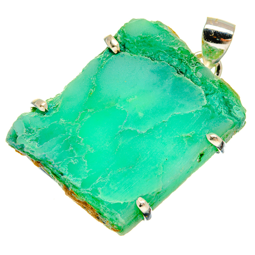 Chrysoprase Pendants handcrafted by Ana Silver Co - PD21248