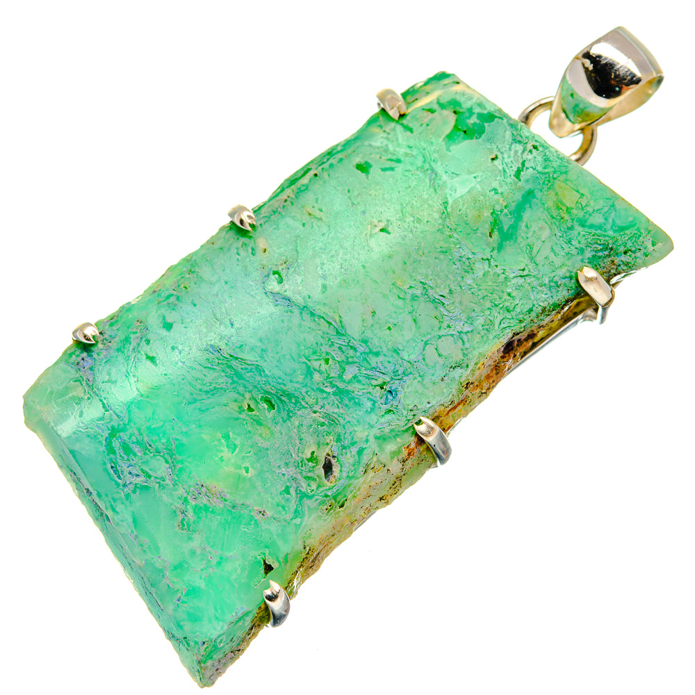 Chrysoprase Pendants handcrafted by Ana Silver Co - PD21249