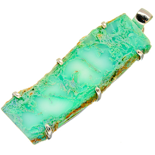 Chrysoprase Pendants handcrafted by Ana Silver Co - PD21256