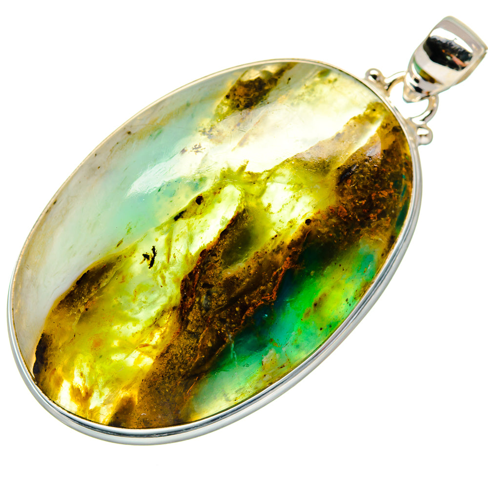 Peruvian Opal Pendants handcrafted by Ana Silver Co - PD21264