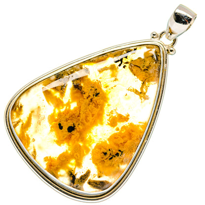 Plume Agate Pendants handcrafted by Ana Silver Co - PD21266