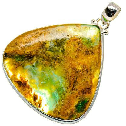 Peruvian Opal Pendants handcrafted by Ana Silver Co - PD21268