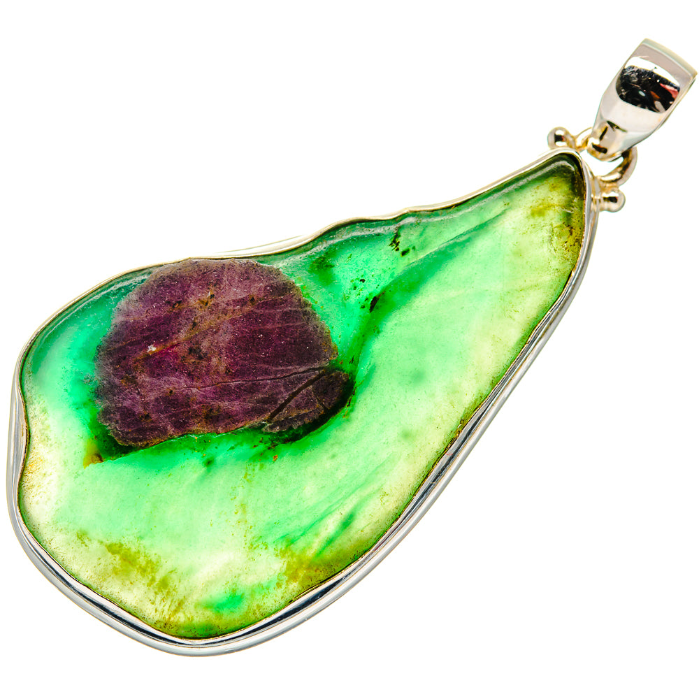 Ruby Fuchsite Pendants handcrafted by Ana Silver Co - PD21270