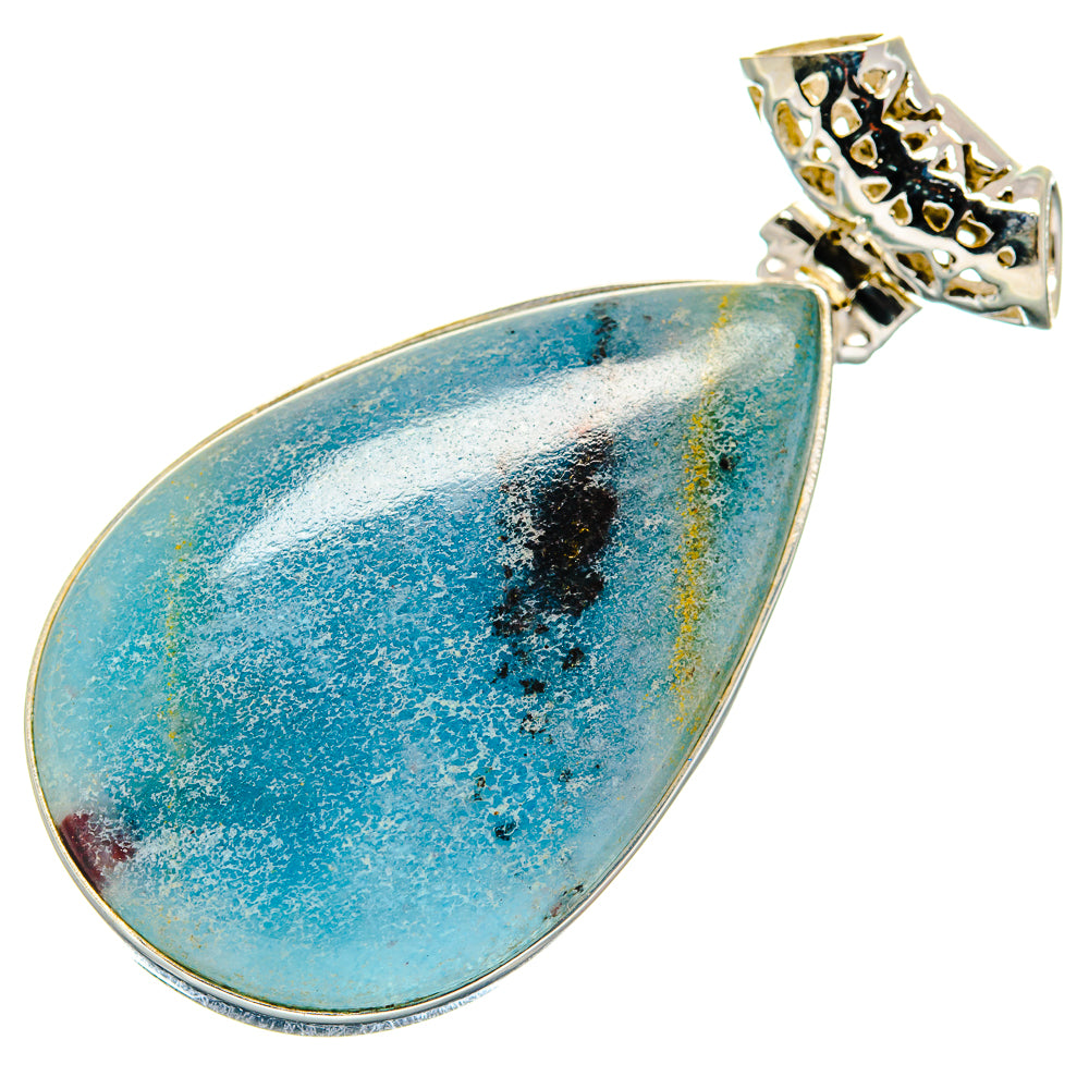 Peruvian Opal Pendants handcrafted by Ana Silver Co - PD21287