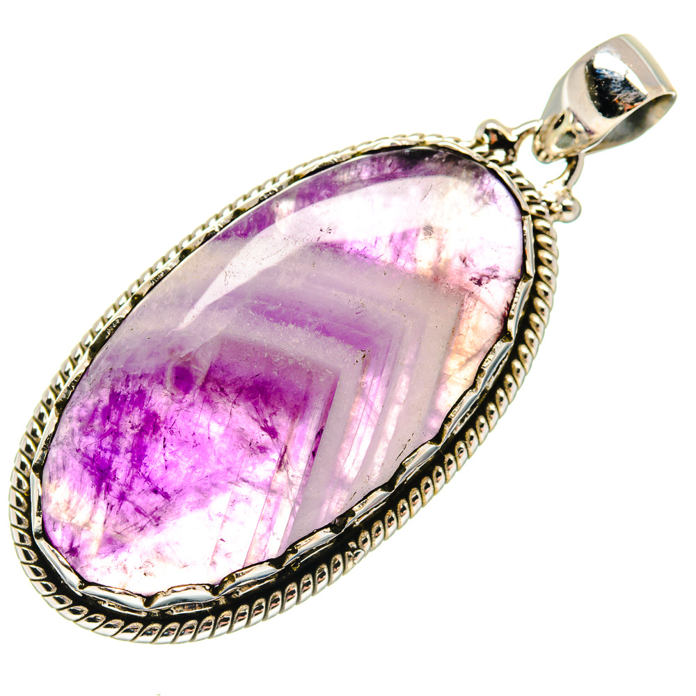 Chevron Amethyst Pendants handcrafted by Ana Silver Co - PD21289