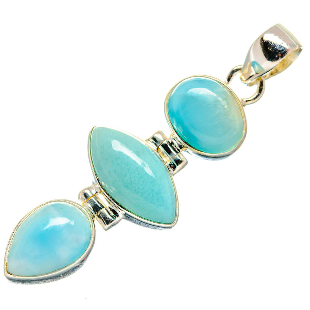 Larimar Pendants handcrafted by Ana Silver Co - PD21312