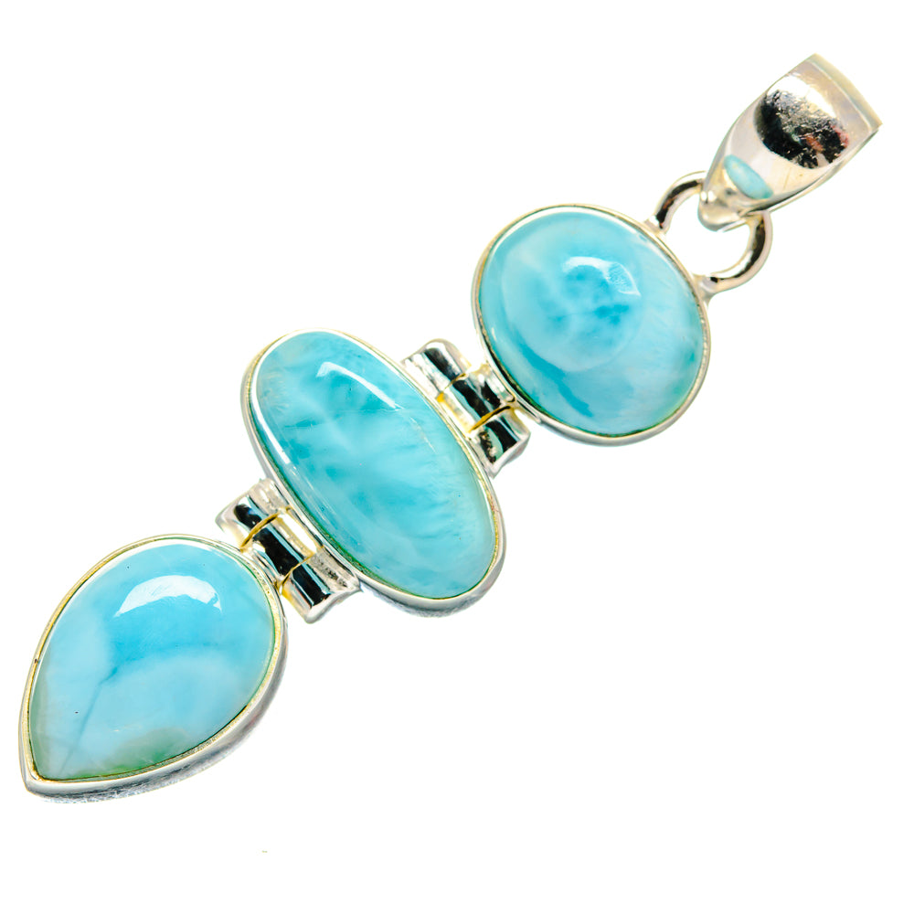 Larimar Pendants handcrafted by Ana Silver Co - PD21316