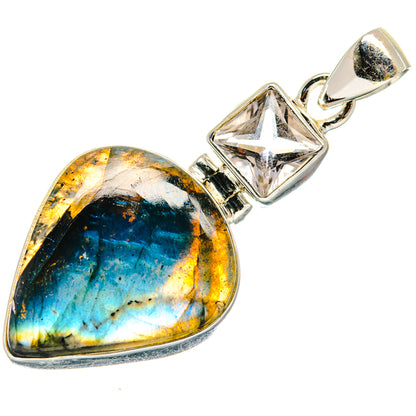 Labradorite Pendants handcrafted by Ana Silver Co - PD21335