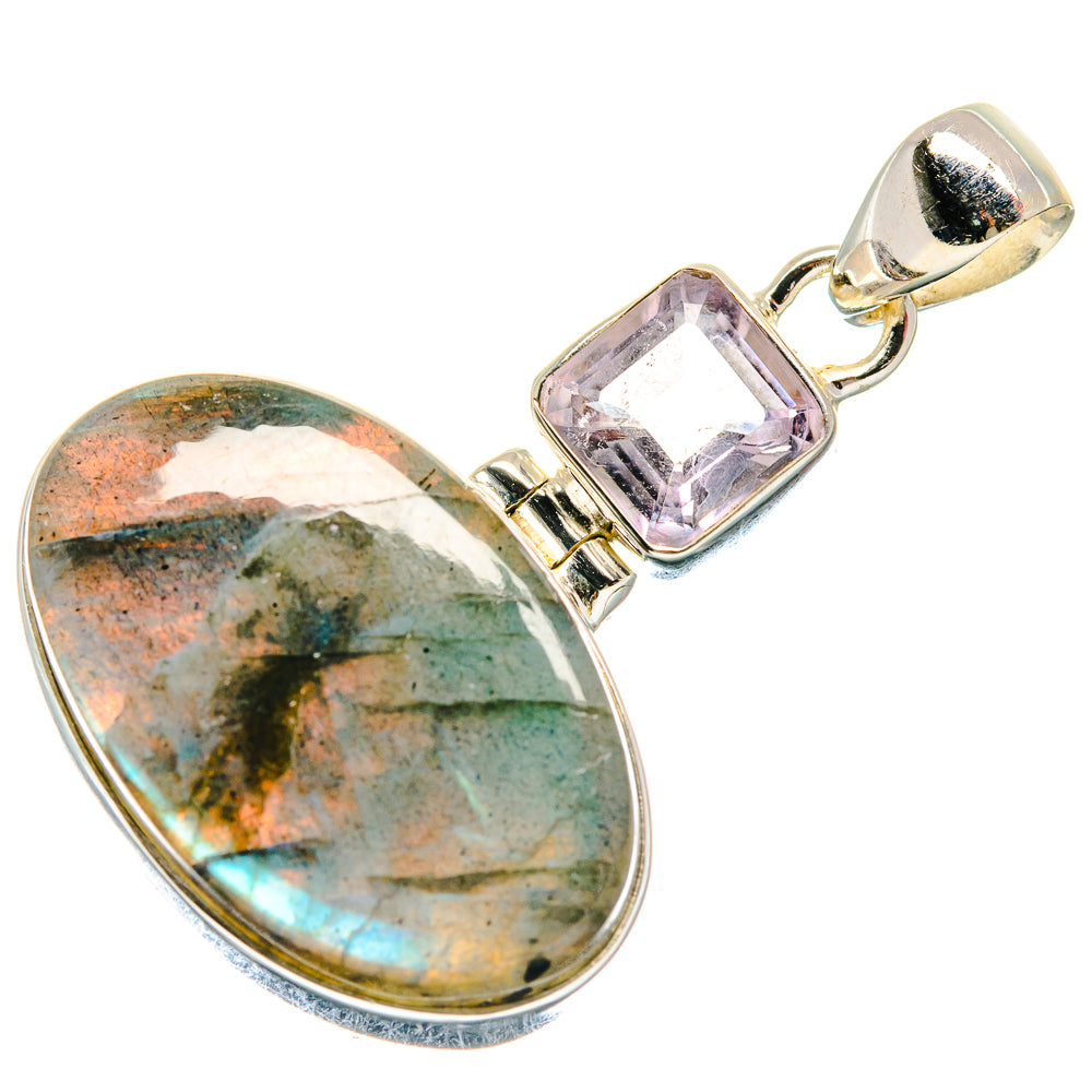 Labradorite Pendants handcrafted by Ana Silver Co - PD21339