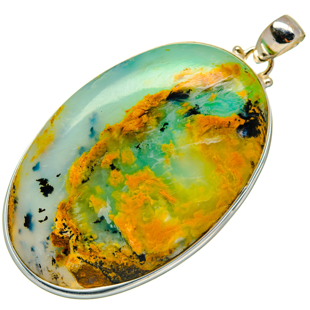 Peruvian Opal Pendants handcrafted by Ana Silver Co - PD21356