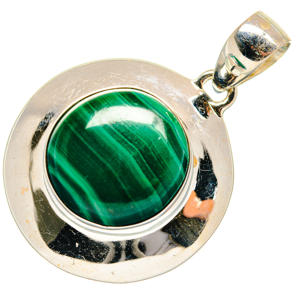 Malachite Pendants handcrafted by Ana Silver Co - PD21398