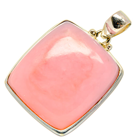 Pink Opal Pendants handcrafted by Ana Silver Co - PD21402