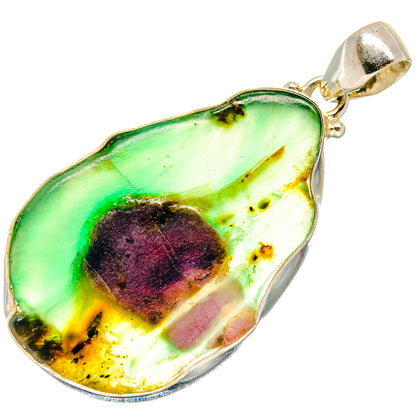 Ruby Fuchsite Pendants handcrafted by Ana Silver Co - PD21406