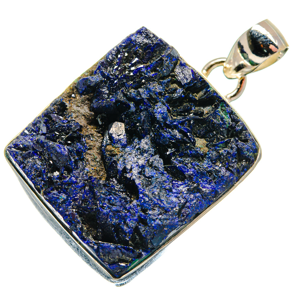 Azurite Pendants handcrafted by Ana Silver Co - PD21412