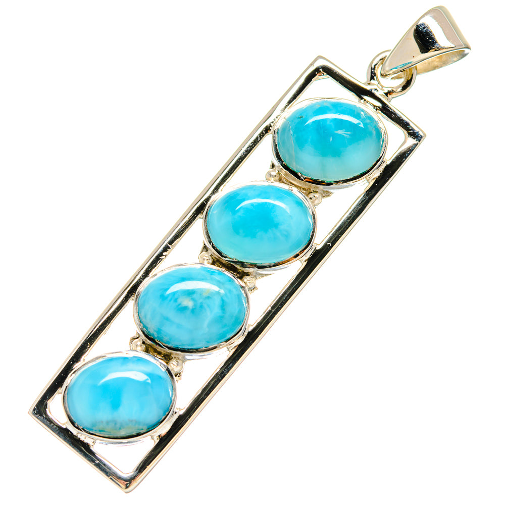 Larimar Pendants handcrafted by Ana Silver Co - PD21419