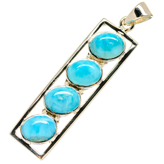Larimar Pendants handcrafted by Ana Silver Co - PD21419