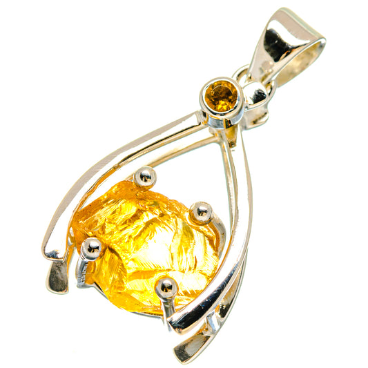 Citrine Pendants handcrafted by Ana Silver Co - PD21422