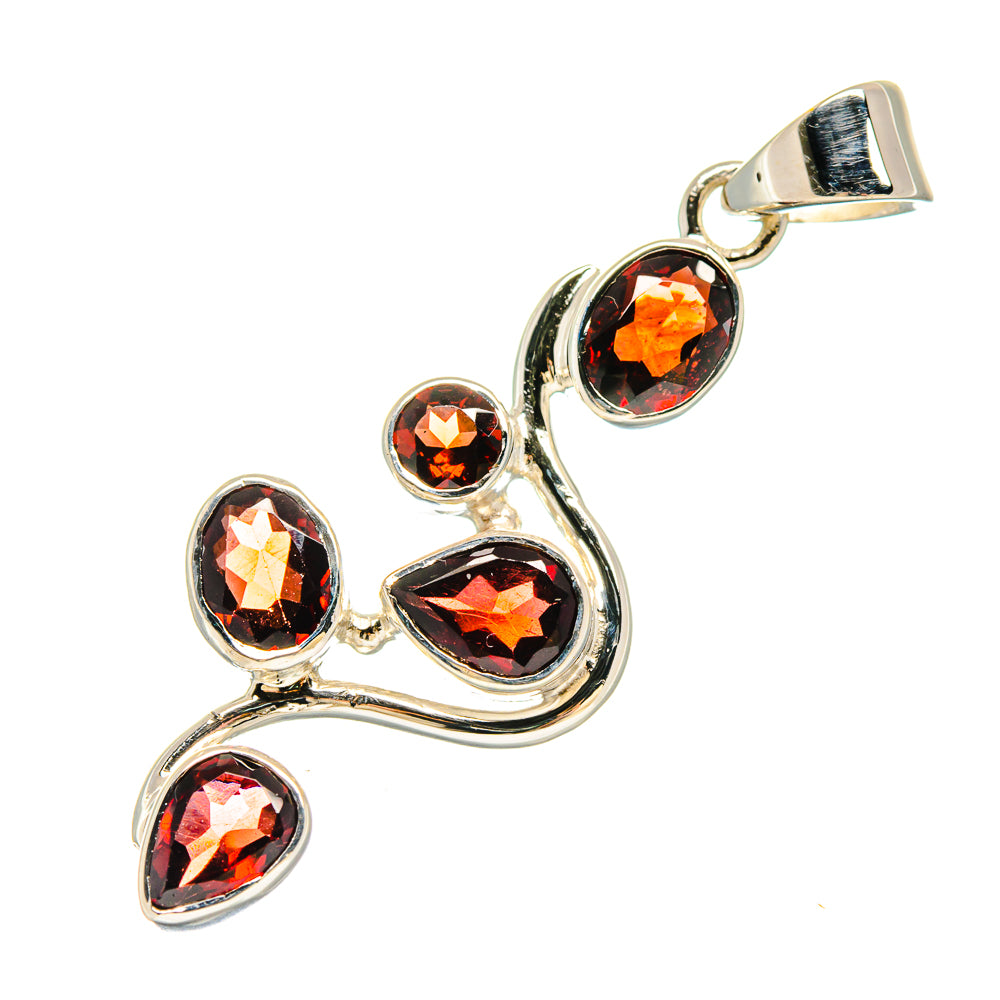 Garnet Pendants handcrafted by Ana Silver Co - PD21426
