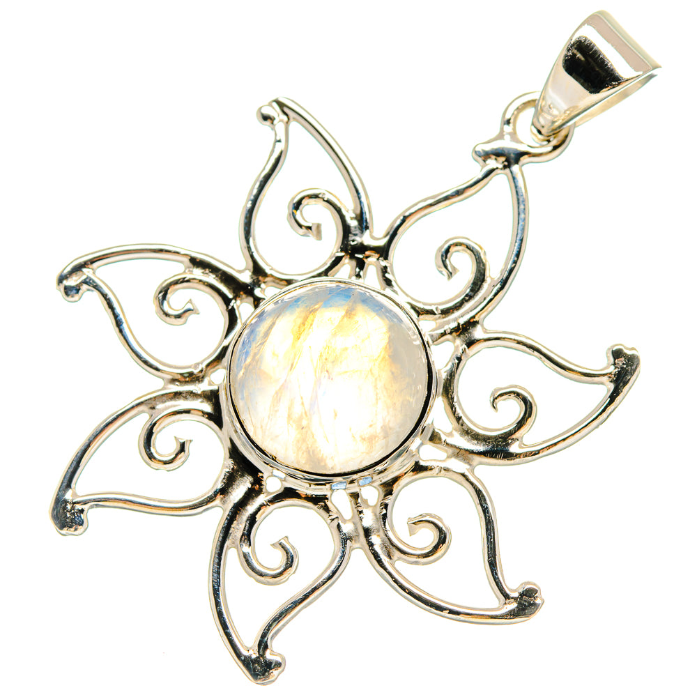 Rainbow Moonstone Pendants handcrafted by Ana Silver Co - PD21432