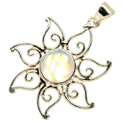 Rainbow Moonstone Pendants handcrafted by Ana Silver Co - PD21432