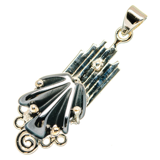 Hematite Pendants handcrafted by Ana Silver Co - PD21436