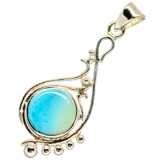 Larimar Pendants handcrafted by Ana Silver Co - PD21441