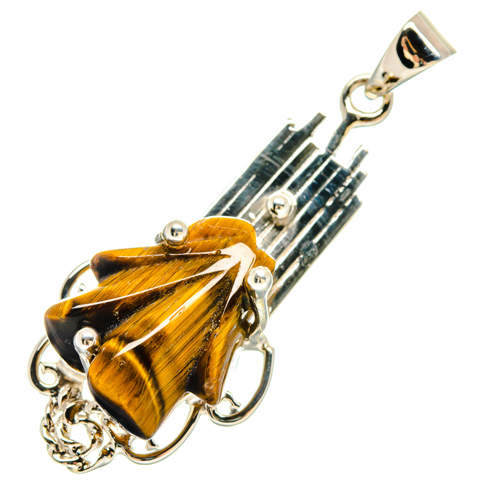 Tiger Eye Pendants handcrafted by Ana Silver Co - PD21445