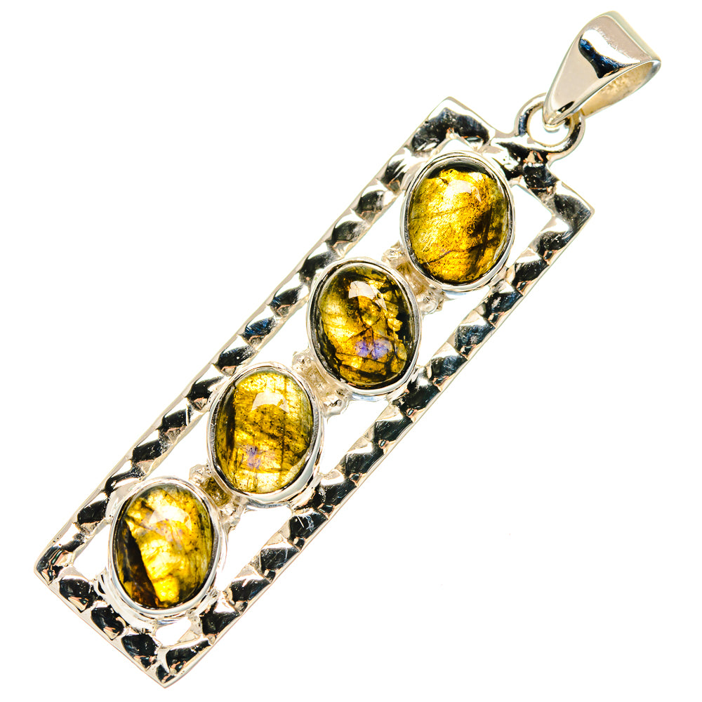 Labradorite Pendants handcrafted by Ana Silver Co - PD21456