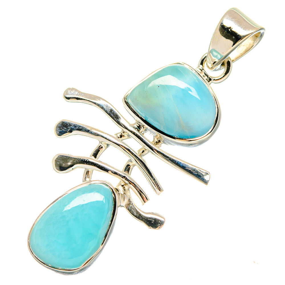 Larimar Pendants handcrafted by Ana Silver Co - PD21460