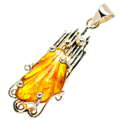 Baltic Amber Pendants handcrafted by Ana Silver Co - PD21465