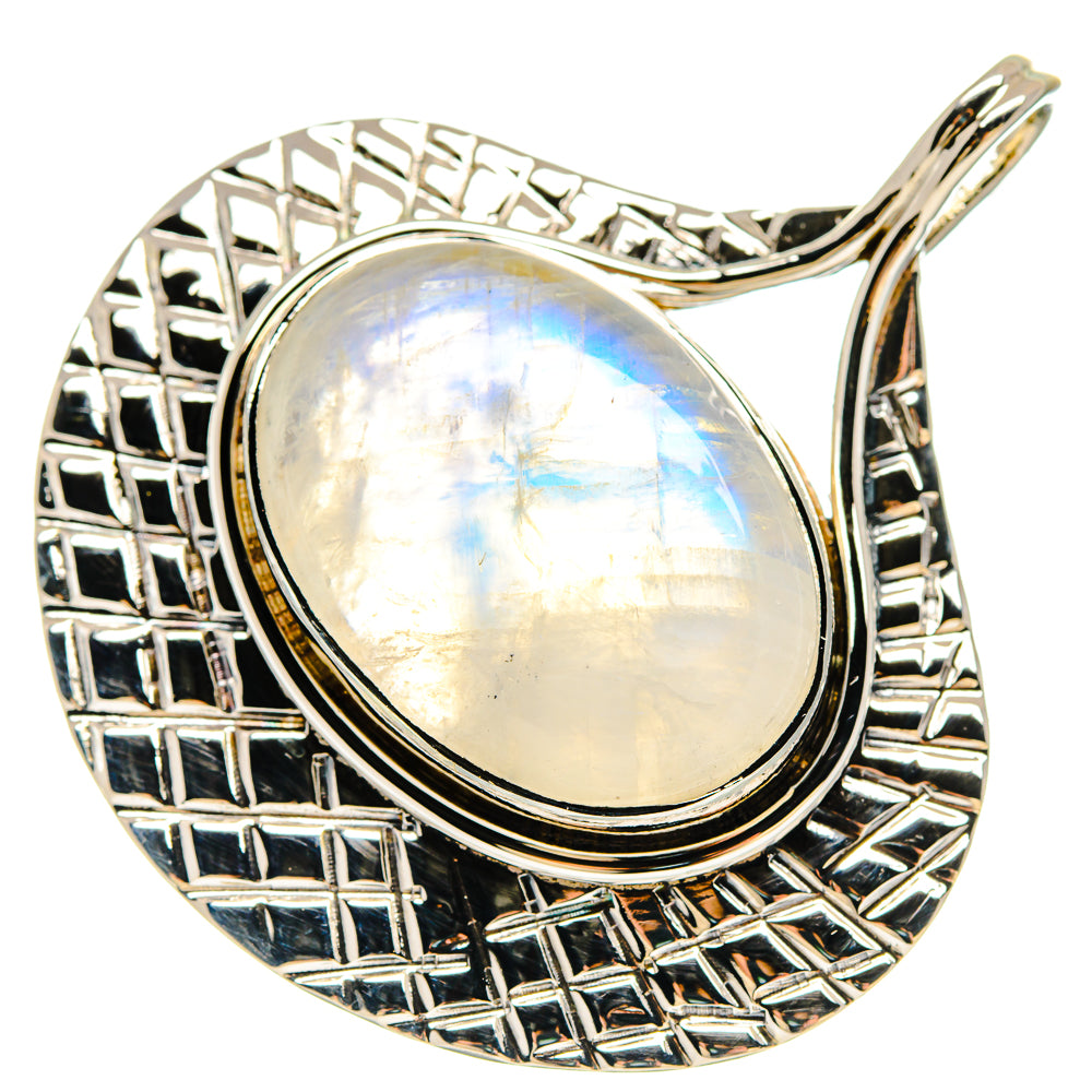 Rainbow Moonstone Pendants handcrafted by Ana Silver Co - PD21478