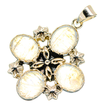 Rainbow Moonstone Pendants handcrafted by Ana Silver Co - PD21481