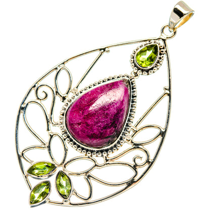 Ruby Pendants handcrafted by Ana Silver Co - PD21484