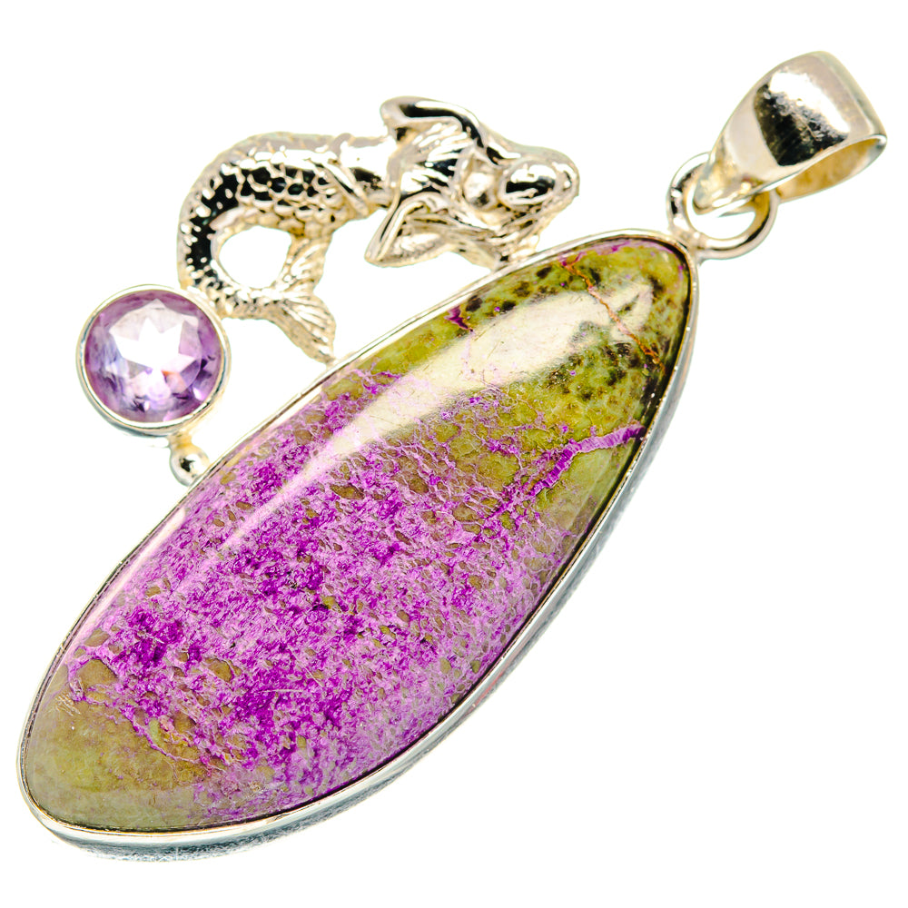 Stichtite Pendants handcrafted by Ana Silver Co - PD21504