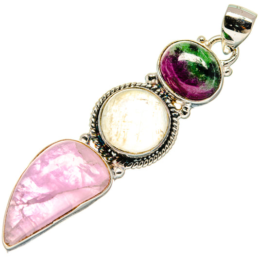 Kunzite Pendants handcrafted by Ana Silver Co - PD21506