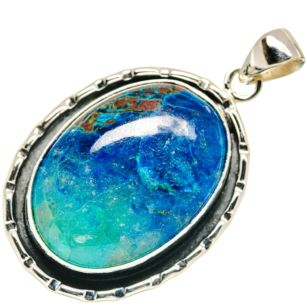 Azurite Pendants handcrafted by Ana Silver Co - PD21522