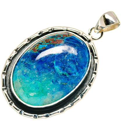 Azurite Pendants handcrafted by Ana Silver Co - PD21522