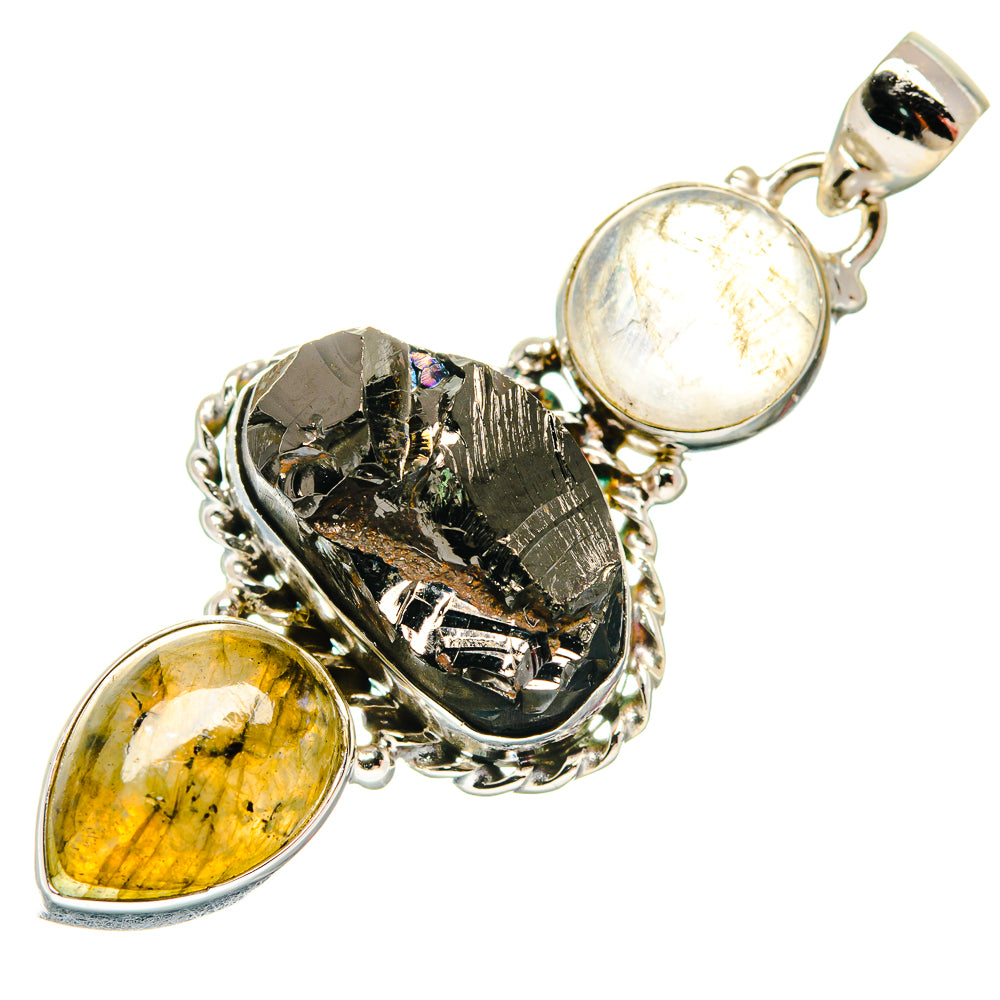 Shungite Pendants handcrafted by Ana Silver Co - PD21533