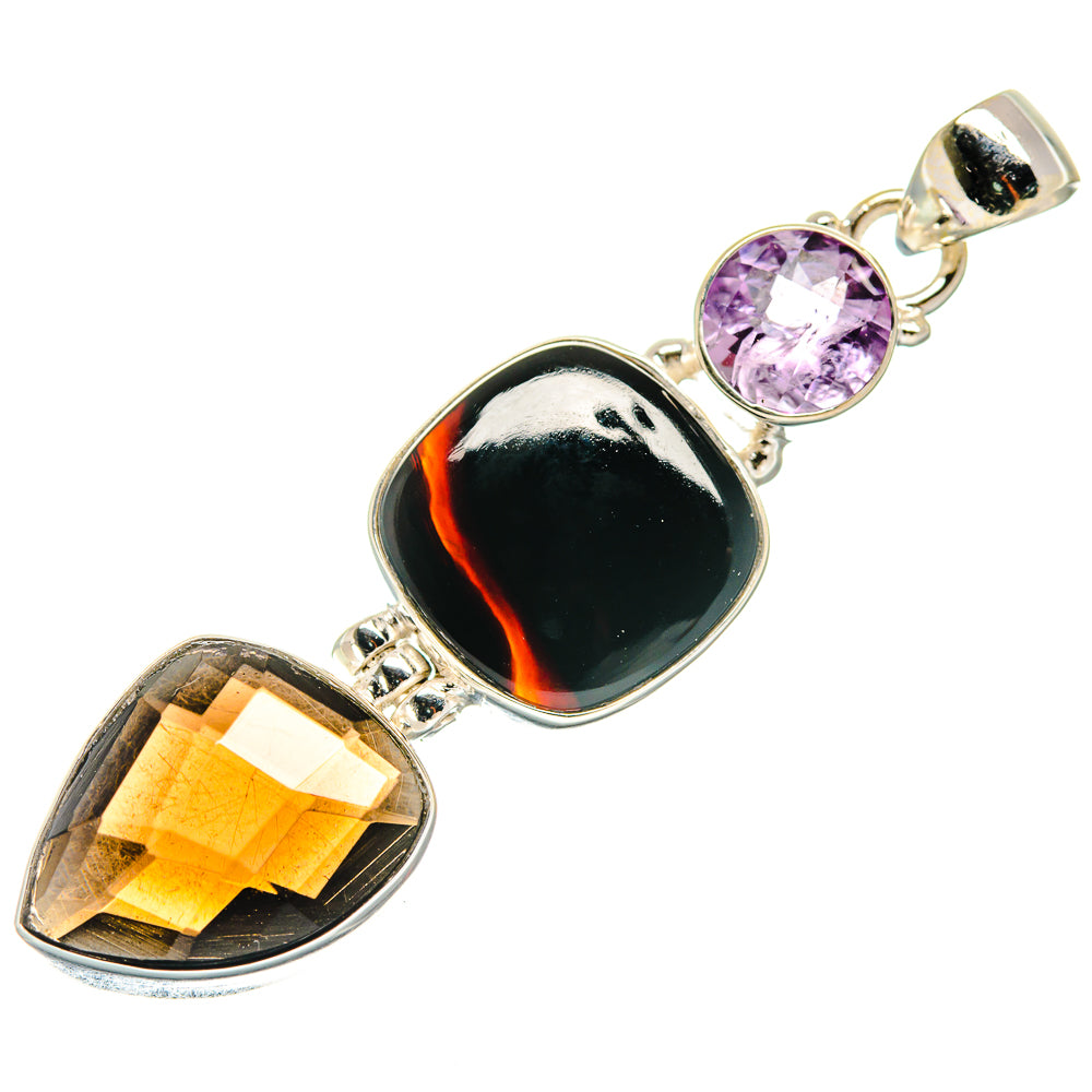 Black Onyx Pendants handcrafted by Ana Silver Co - PD21538