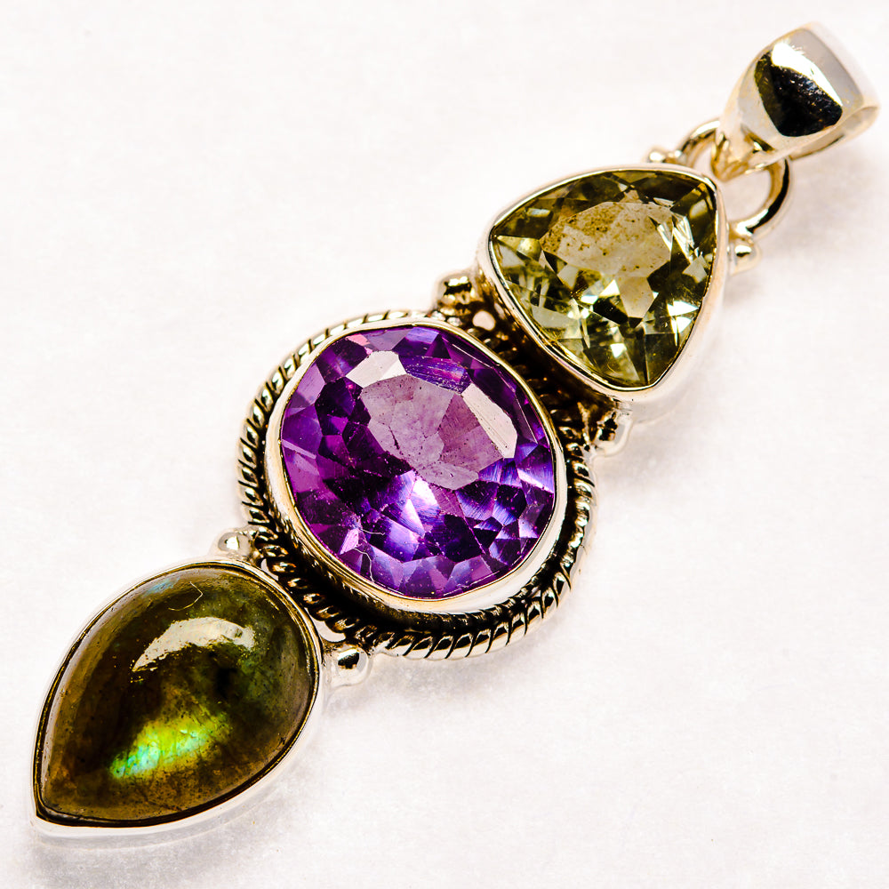 Amethyst Pendants handcrafted by Ana Silver Co - PD21579